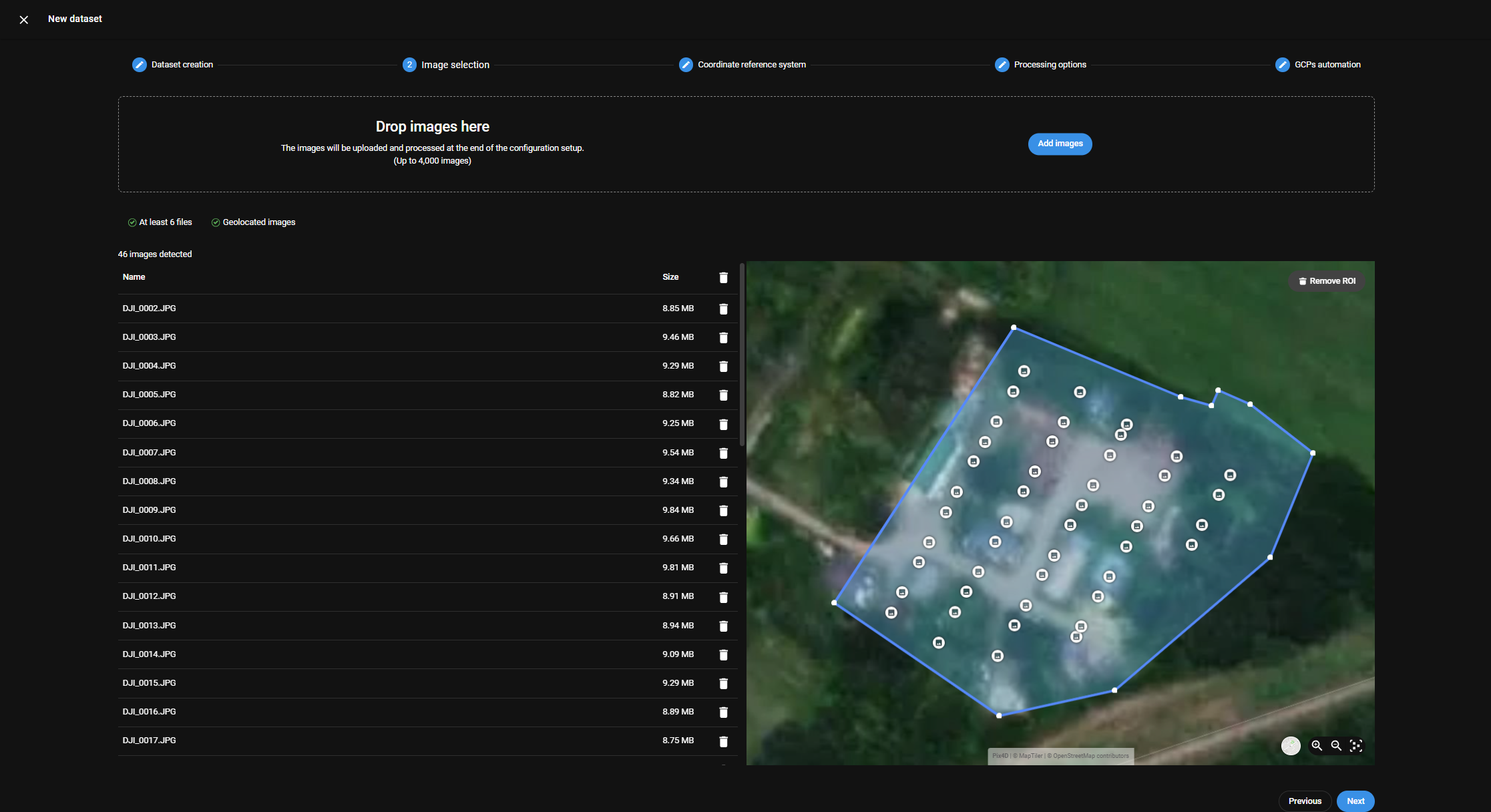 ROI UI example